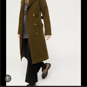 BDG Hailey Urban Outfitters Corduroy Trench Coat